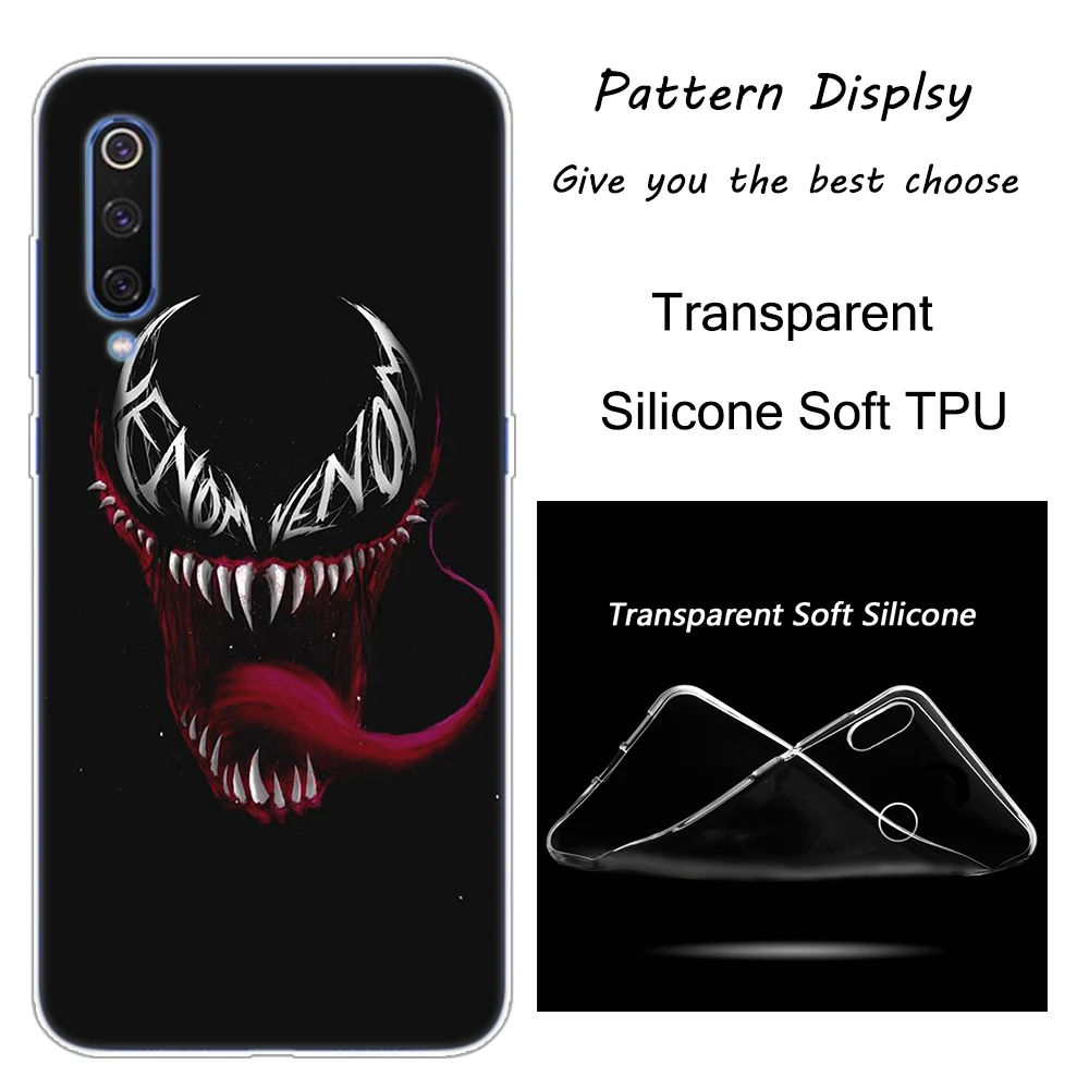 005 Горячая Venom с героями комиксов Марвел, силиконовый чехол для Xiaomi Pocophone F1 9T 9 9SE 8 A2 Lite A1 A2 Mix3 Redmi K20 7A Note 4 4X5 6 7 Pro S2 крышка - Цвет: 005
