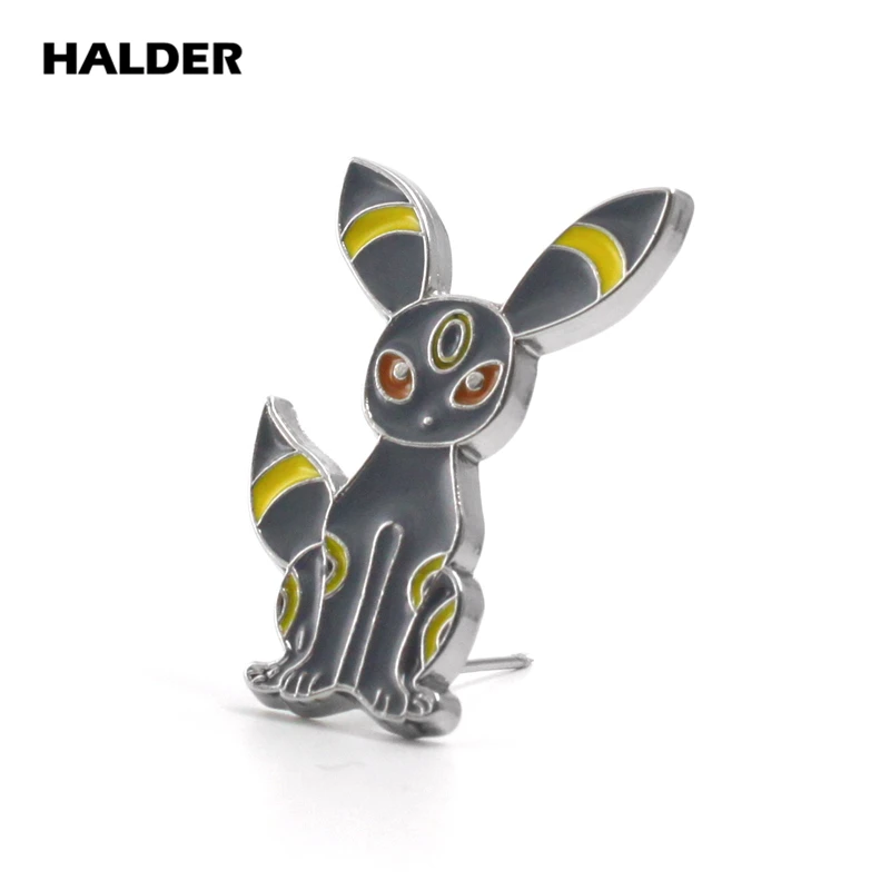 Аниме halder Pocket Monsters Pokemon Eevee family мультфильм коробка Косплей эмаль броши лацкан рюкзак сумки значок булавки подарок 9 шт