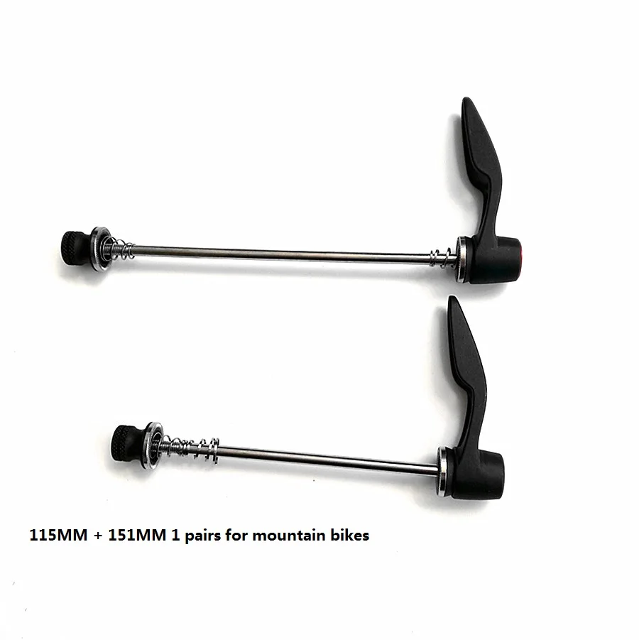 Same as picture 1 пара MTB quick release QR пластина для дорога/горный велосипед колеса Swiss RWS 109/112/115/143/148/151 мм Титан стержень - Цвет: Same as picture
