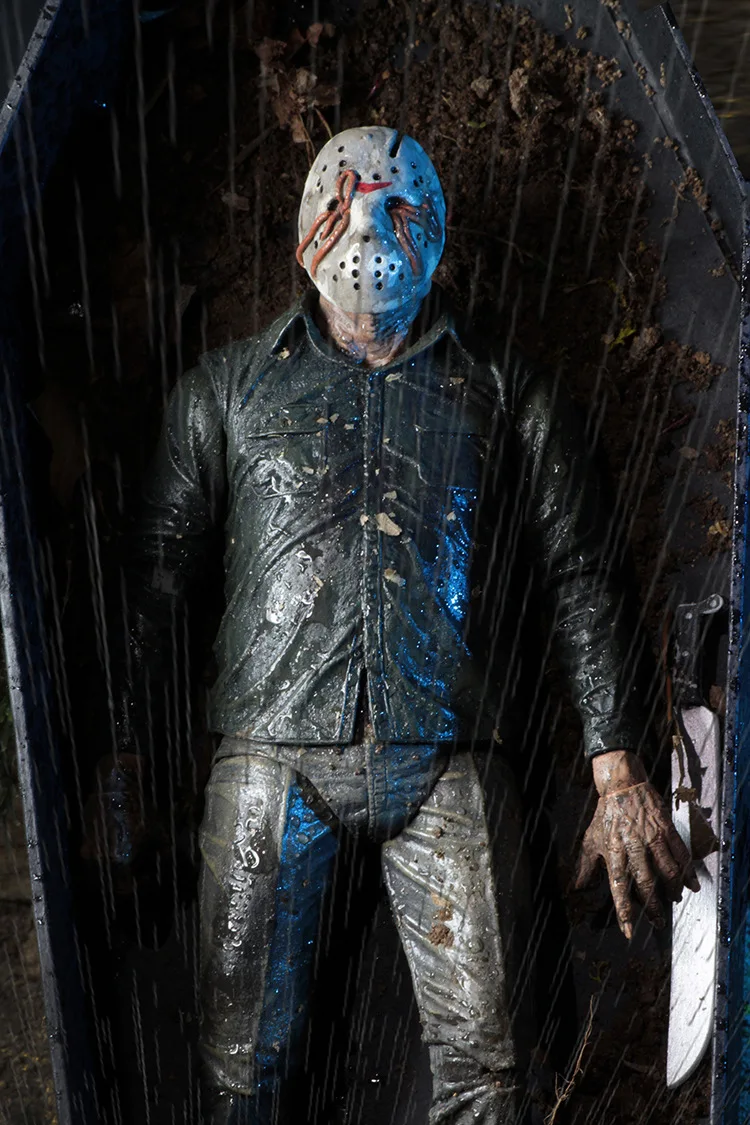 Оригинальная экшн-фигурка NECA в виде пятницы 13TH Part 5 новая начальная Jason ПВХ 18 см |