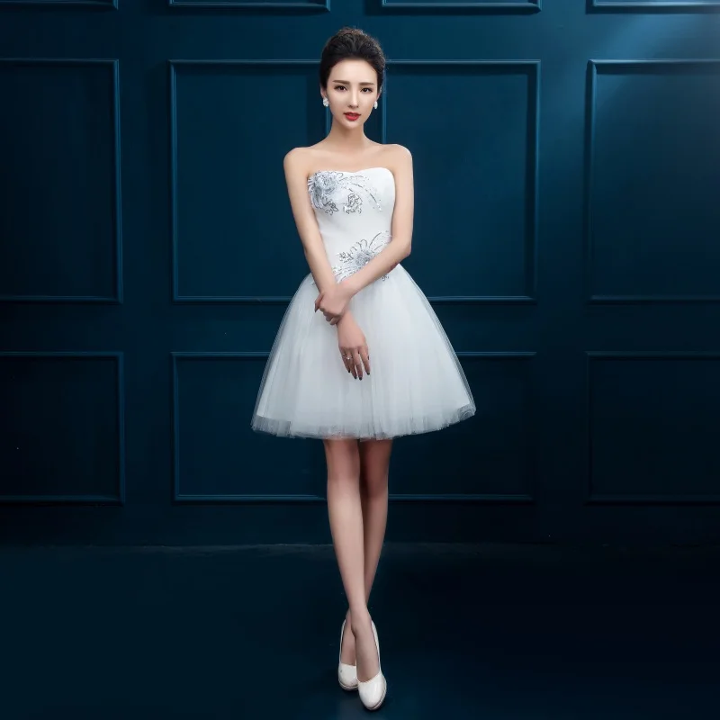 Новые Брендовые платья подружки невесты короткое модное платье для Гламурное