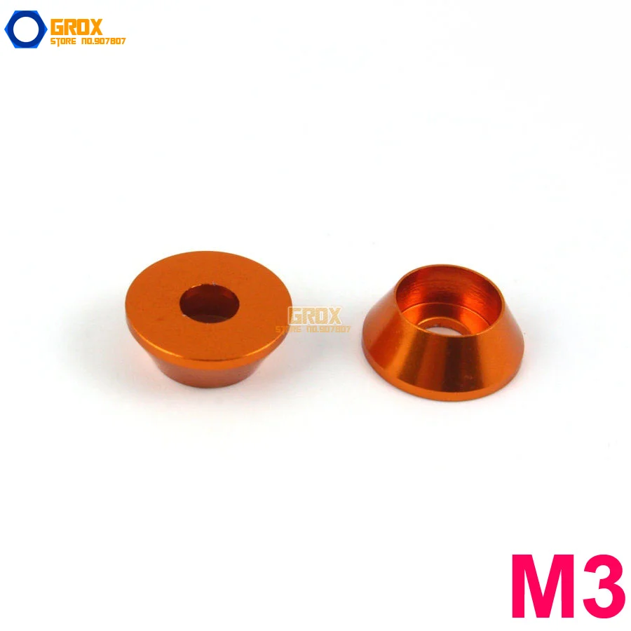

30 шт., алюминиевые шайбы M3