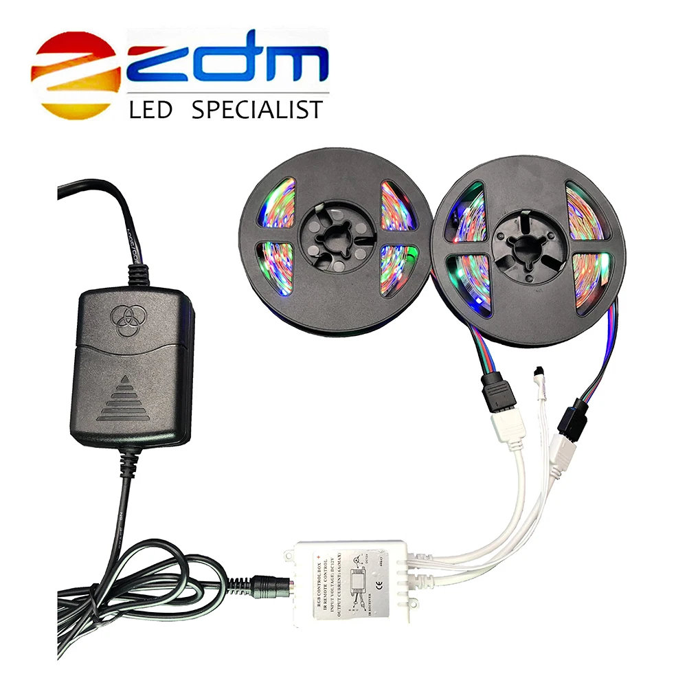 Цветная (RGB) IP20 гибкий Светодиодные ленты светильник м 2 3 4 5 6 10 3528 SMD не