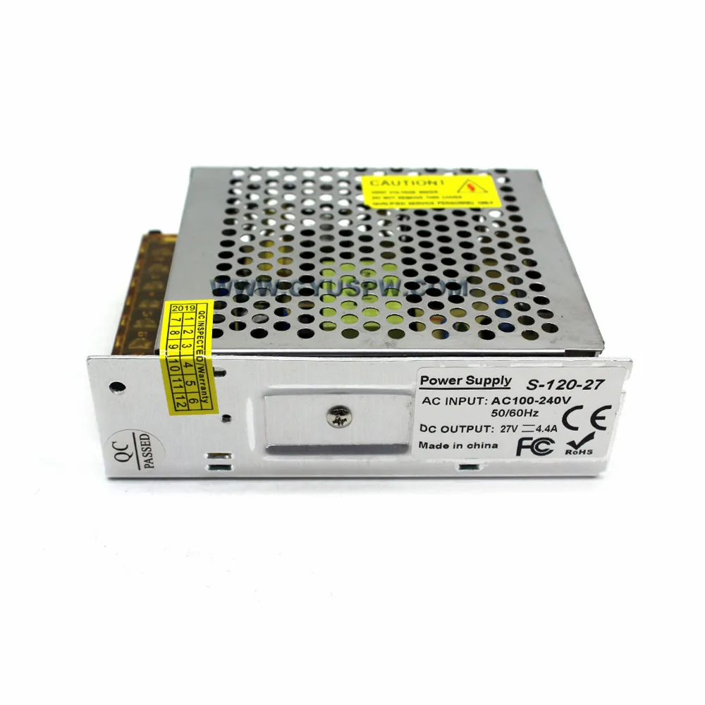 DC27V 4.4A 120 Вт импульсный источник питания трансформатор 110V220V AC SMPS для светодиодных