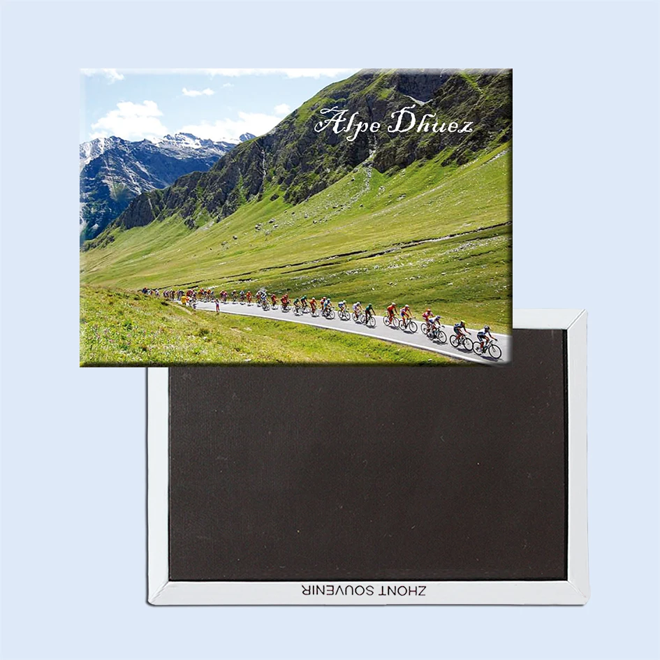Французский Alpe d'Huez магниты на холодильник 21636 знаменитый горнолыжный