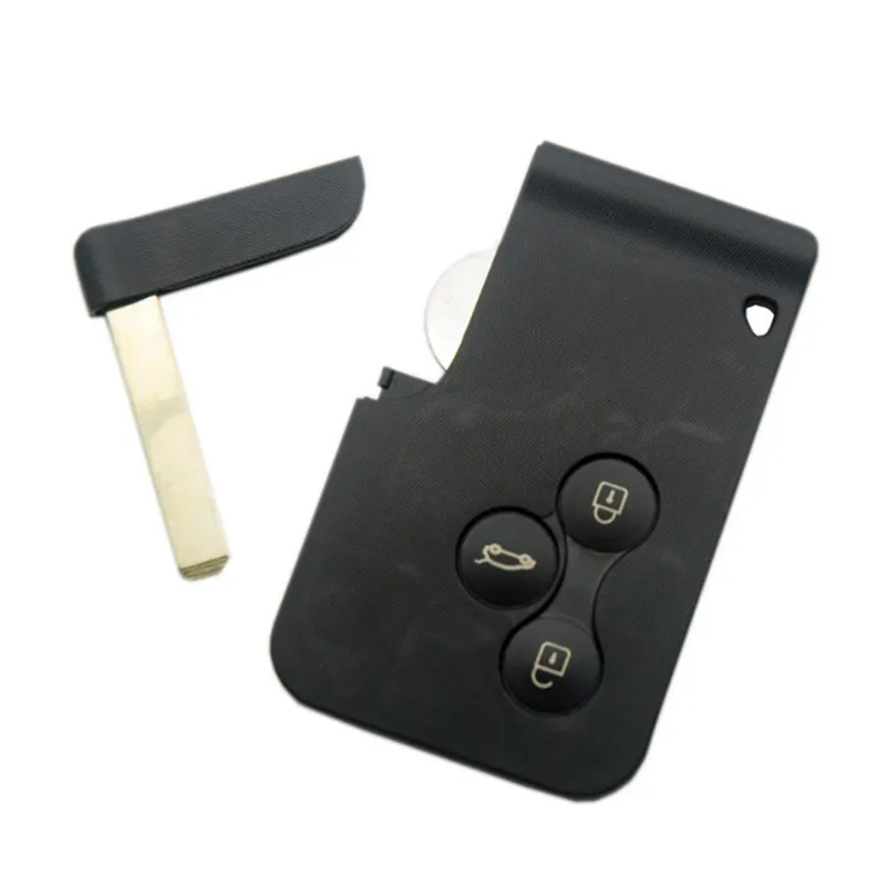 Автомобиль дистанционного ключа с 3 кнопки смарт карты для Renault Megane Scenic 2003 2008 ключ