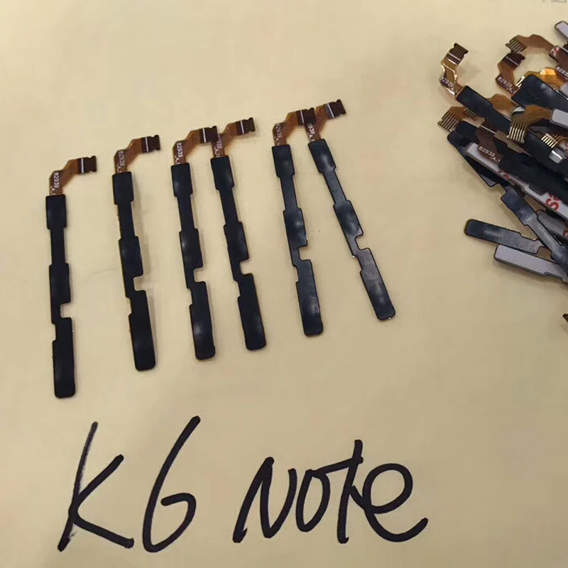 

10pcs/lot Original Power Button Volume Control Key Flex For Lenovo K6 Note K6Note K53a48 Replacement Parts