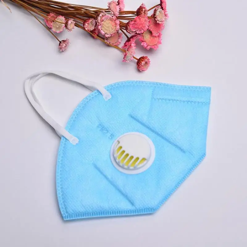 Мужская и женская маска для рта PM2.5 дыхательный клапан противодымчатая