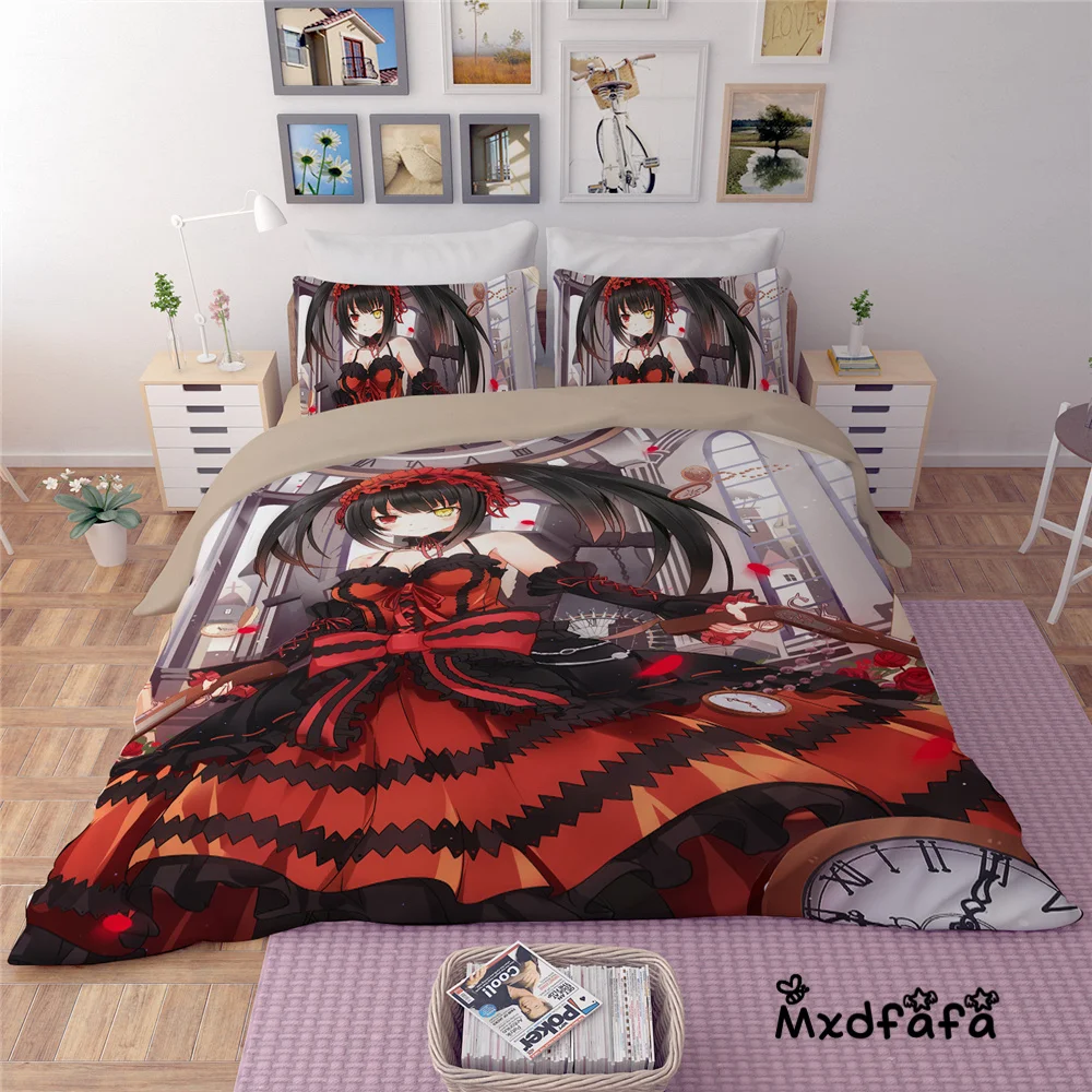 Комплект постельного белья Mxdfafa Anime DATE A одеяло для прямой трансляции комплект из 3