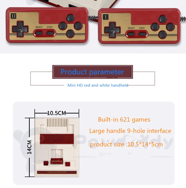 K10 мини 8-битную Ностальгический Реплика HDMI HD 621NES дома Ностальгический ТВ игровой консоли