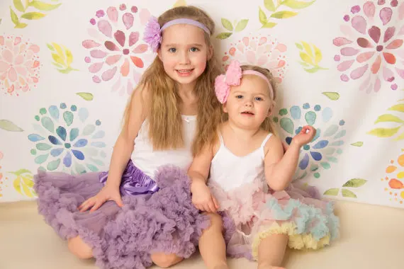 Юбка американка лавандового цвета юбка пачка для девочек фотосессии наряд