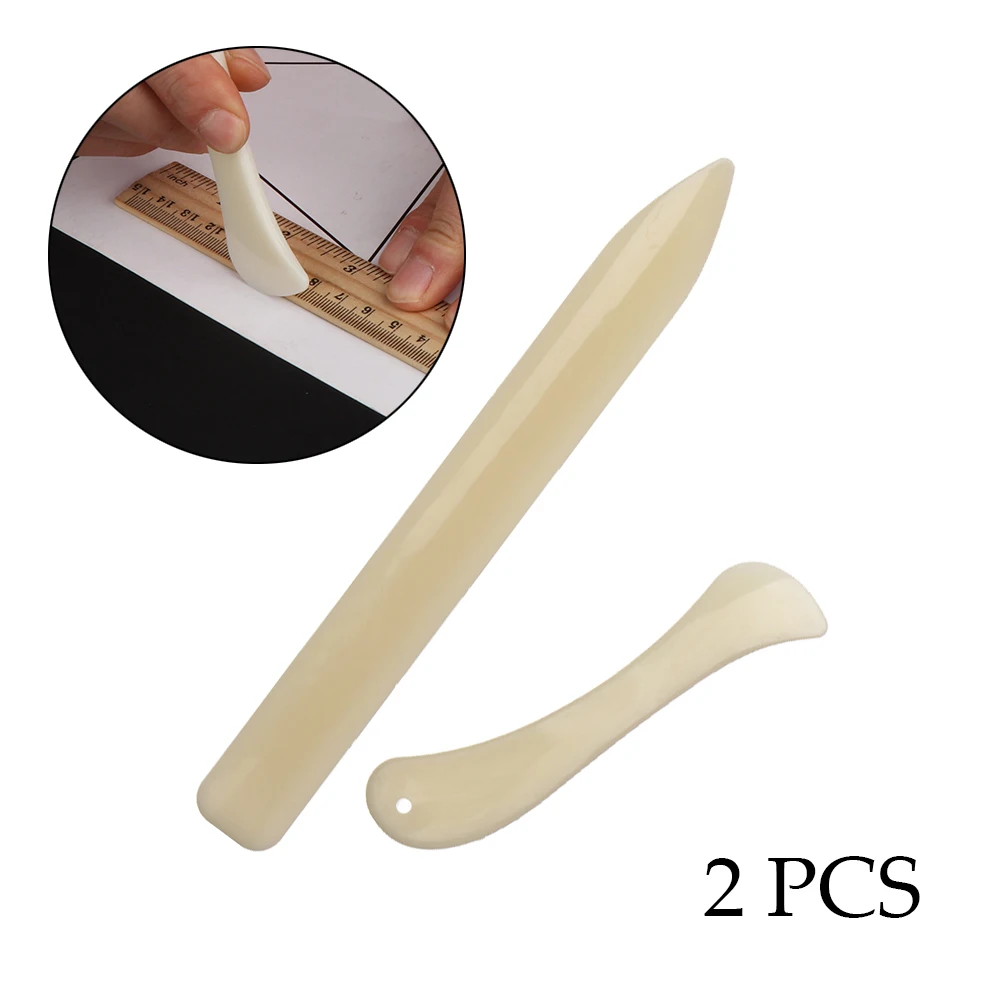 2 шт. стиля имитация костей|leather edge creaser|edge creaserleather craft creaser |