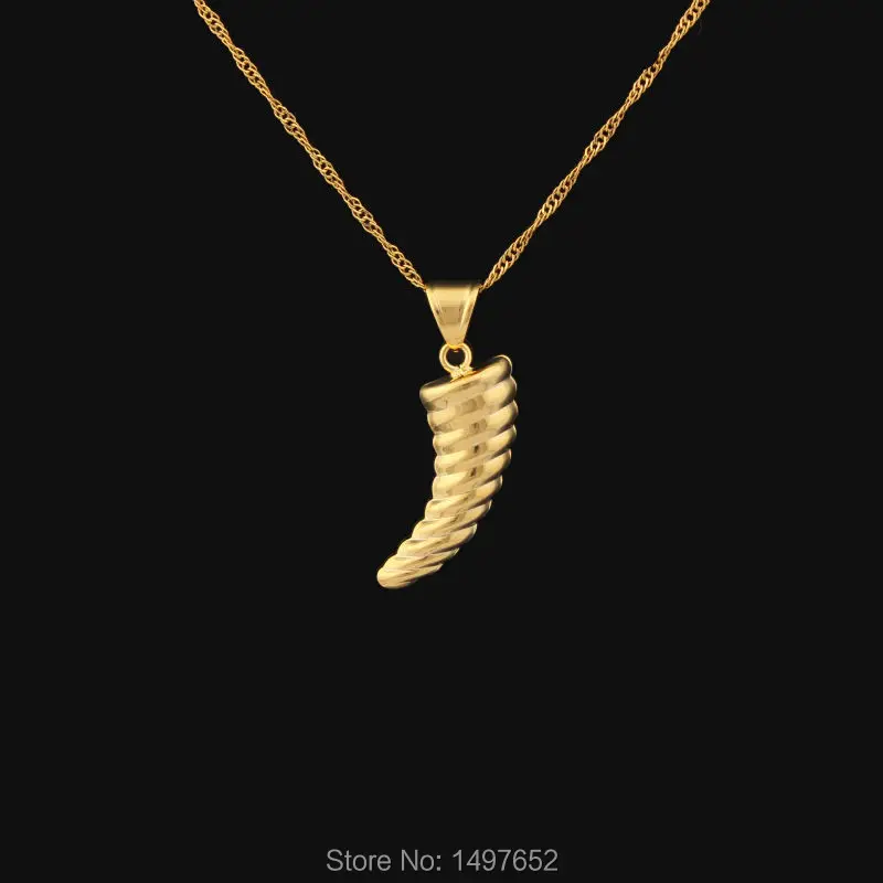 Новый дизайн 2017 ожерелье с кулоном золотого цвета для женщин и мужчин кулон в