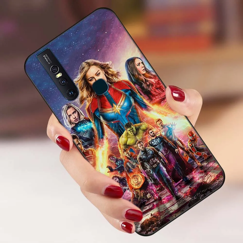 4 WEBBEDEPP Мстители завершающей ТПУ чехол для vivo Y17 Y53 Y55s Y67 Y75 Y81s Y85 Y89 Y91 Y91C Y95 Y93 V5s V7 V9 - Цвет: 4