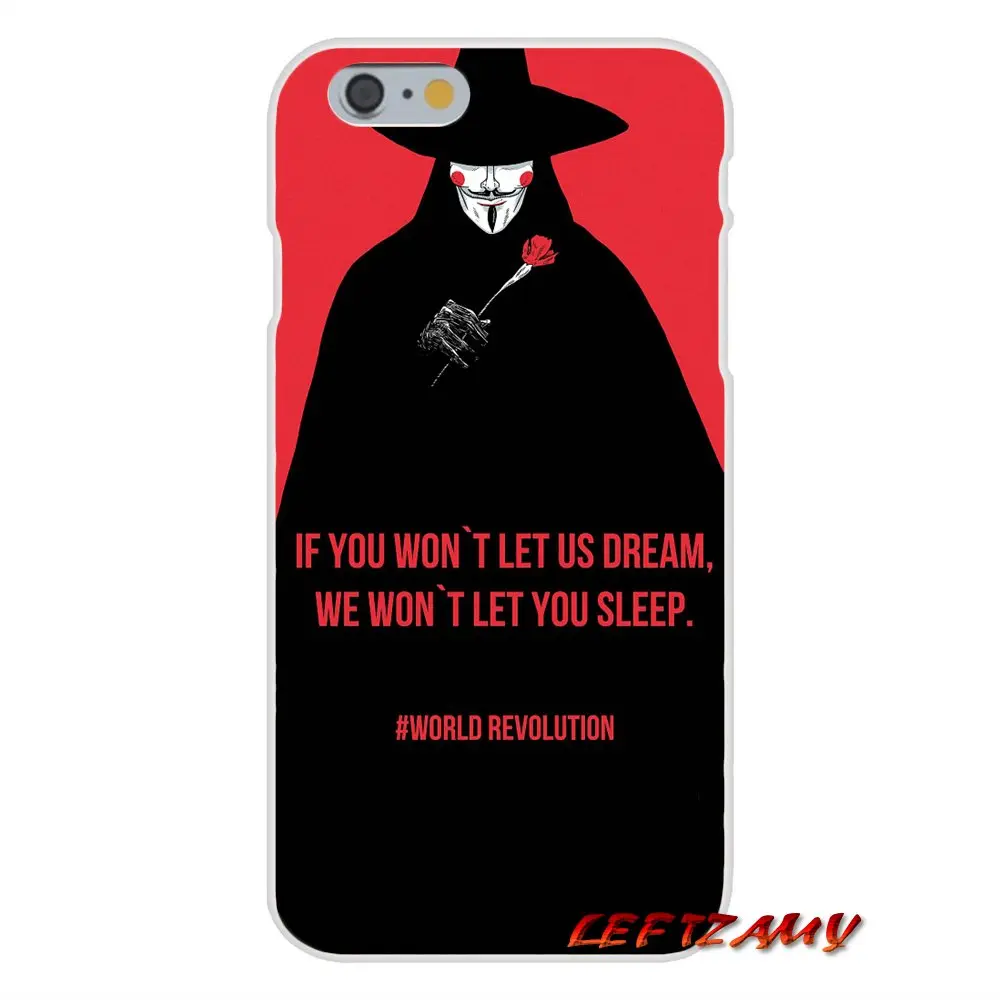 Аксессуары чехлы для телефонов Чехлы iPhone X XR XS MAX 4 4S 5 5S 5C SE 6 6S 7 8 Plus ipod touch V Vendetta cd