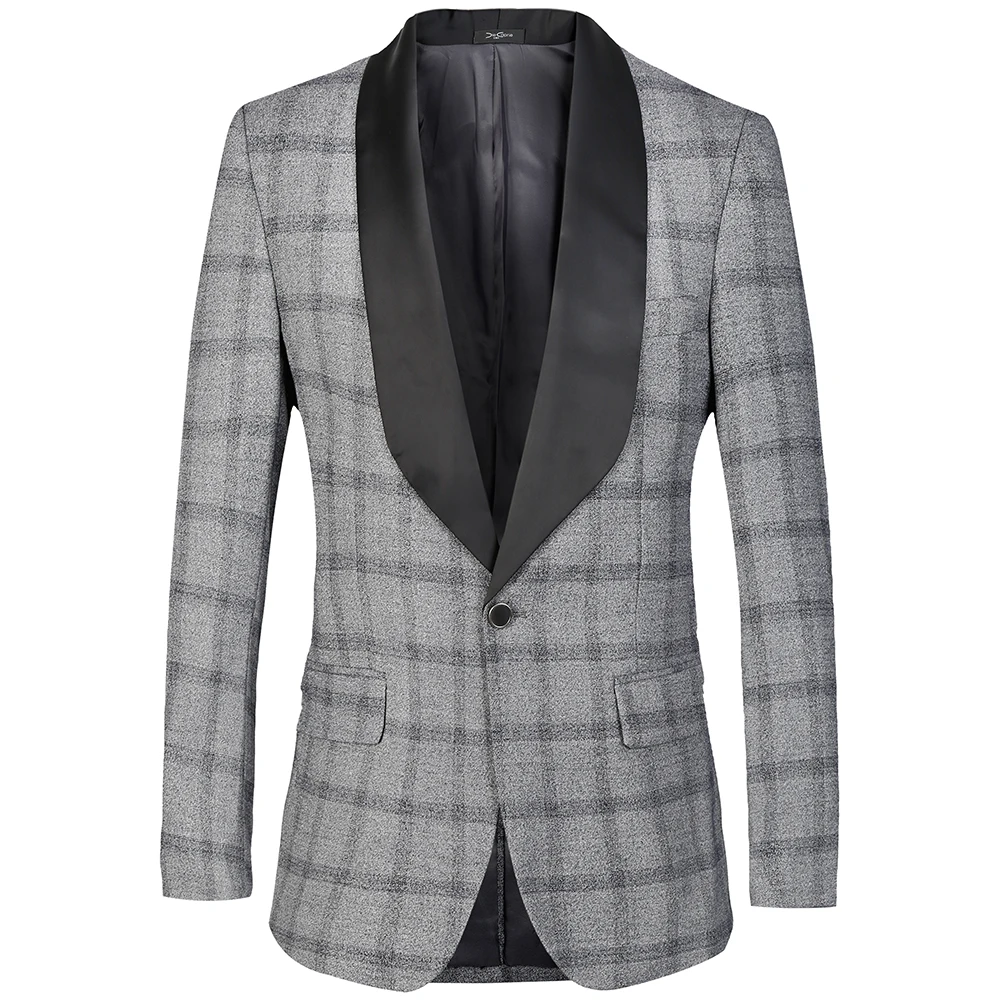 Элитный бренд для мужчин куртка Slim Fit 2018 новый мужской парадный смокинг куртки