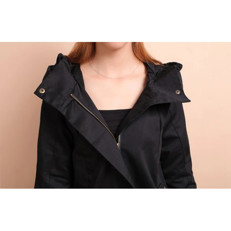 Ветровка женская с капюшоном тонкая ветровка средней длины блестящая для полных