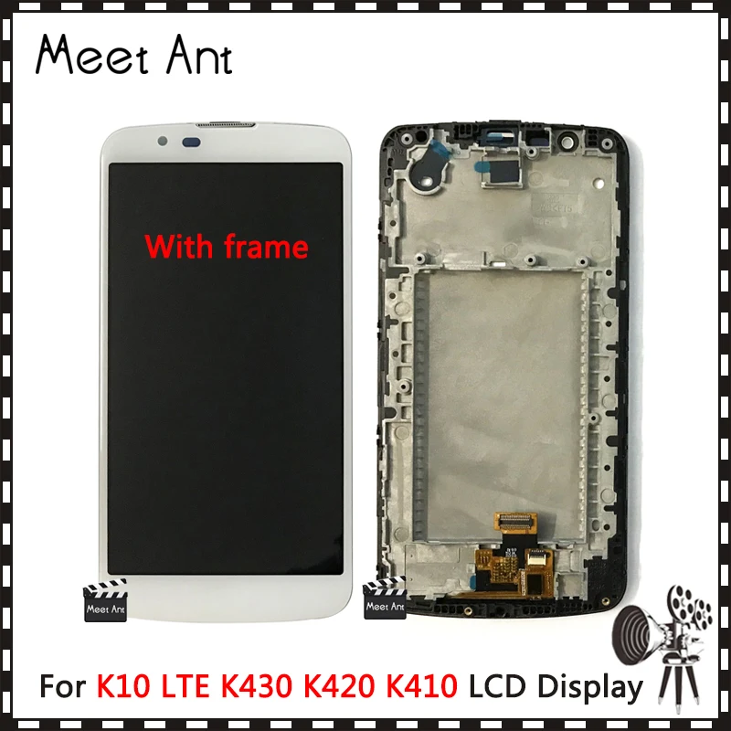 Высокое качество 5 3 ''для LG K10 LTE K430 K430DS/K410 K420 K420N ЖК экран с кодирующий