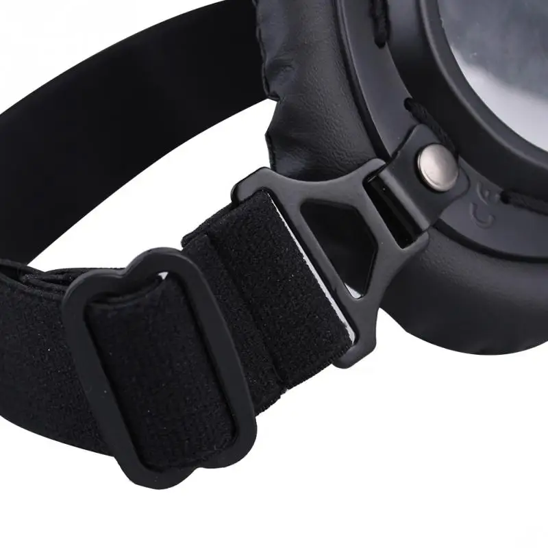 Мода прозрачный шлем стимпанк мотоцикл очки старинные пилот велосипед |