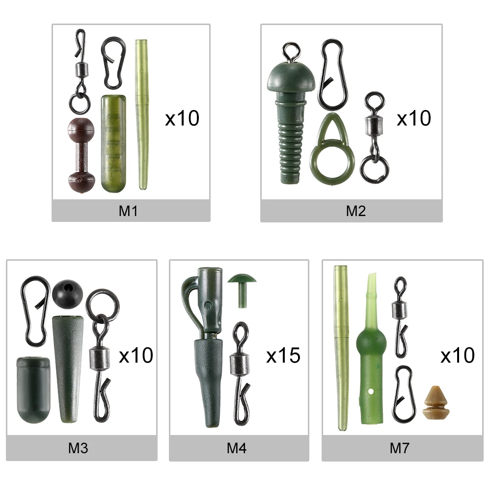 Резиновый рукав бусины большие рыболовные Вертлюги Быстросменные поворотные