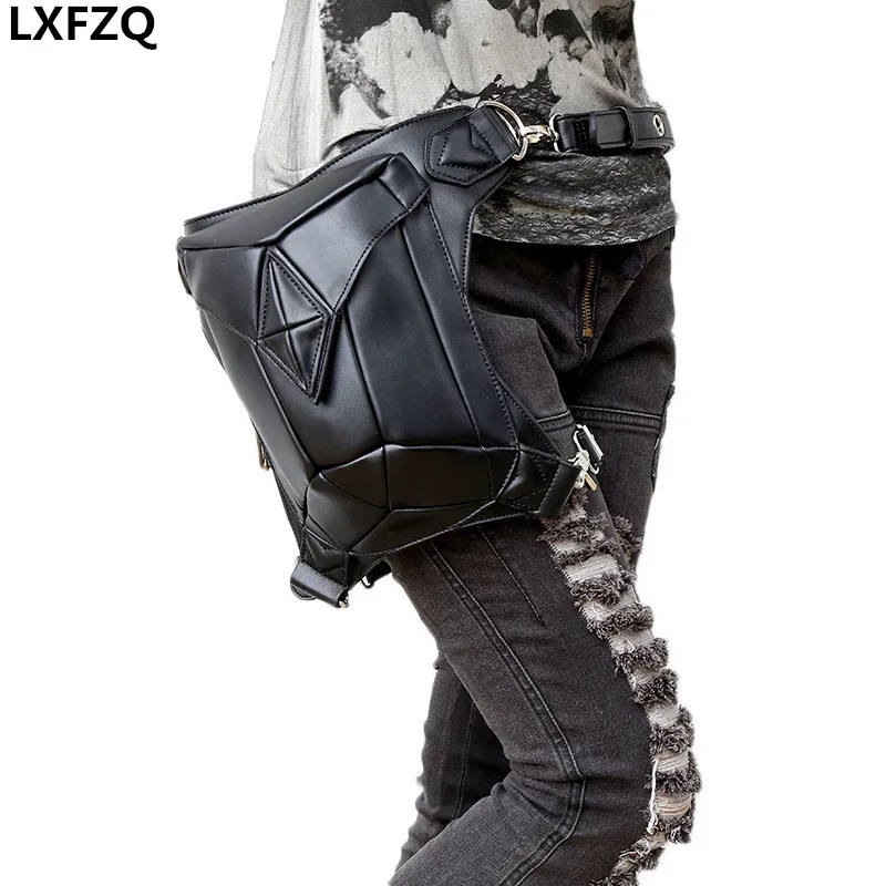 Женский кожаный рюкзак через плечо в стиле стимпанк|bag thigh|holster pursebag steampunk |