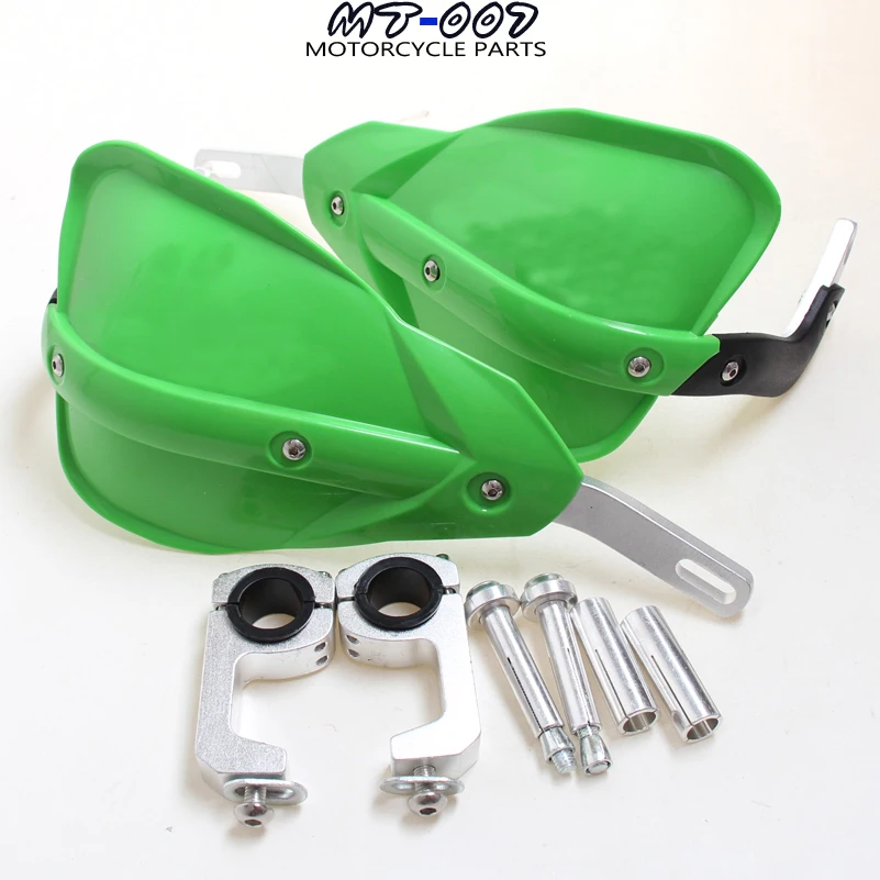 

Green Handlebar Handguards For 7/8" 22mm Or 1-1/8 28mm Fat Bar EXC CRF YZF KXF SF WR Motorcycle Motorcross Dirt Bikes