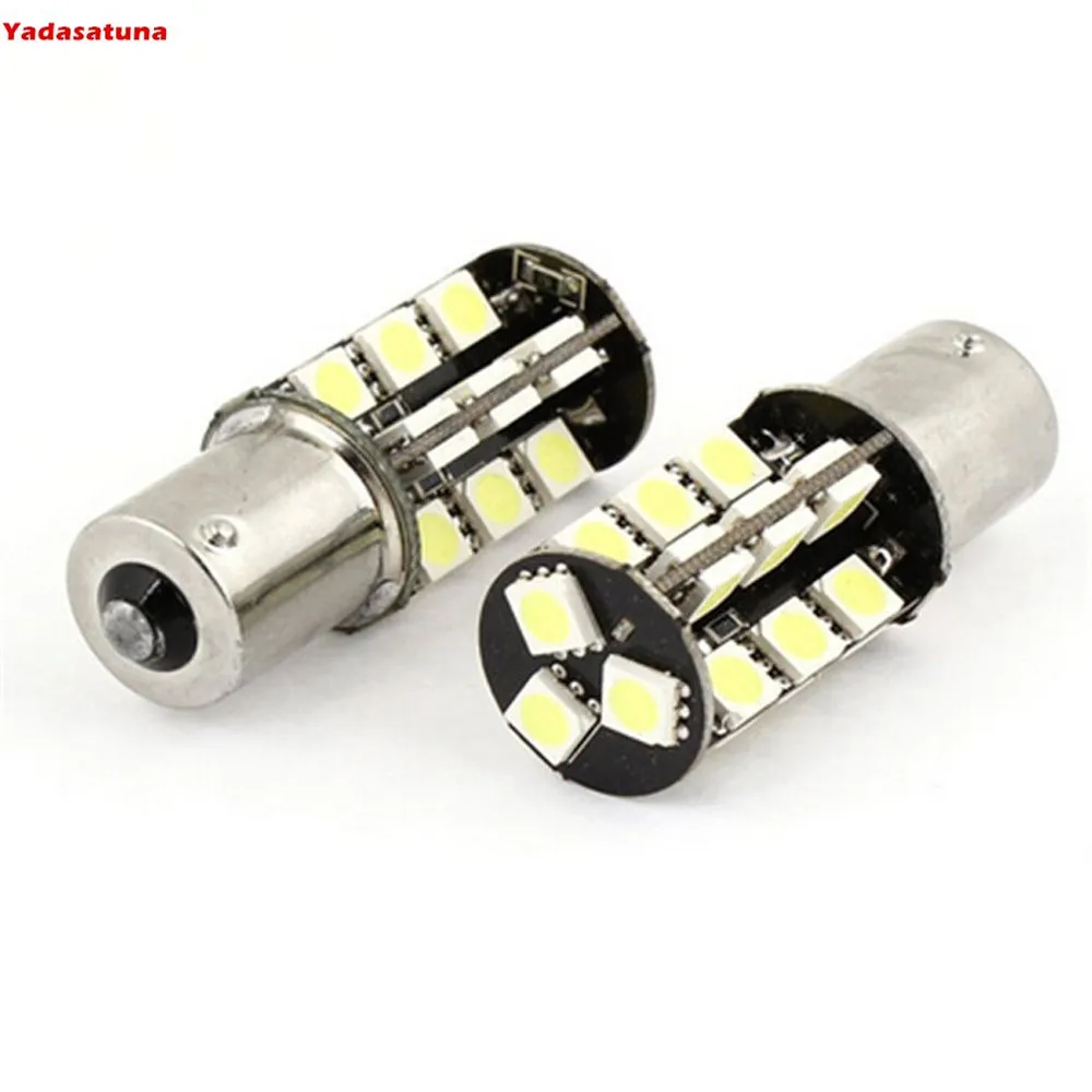 4 шт. работающего на постоянном токе 12 В в S25 1156 27SMD 5050 Canbus НЕ OBC Error светодиодный