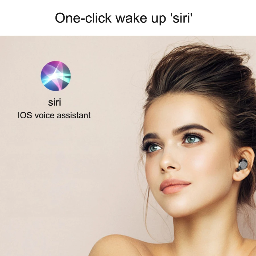 TWS 5,0 бинауральные звонки Bluetooth беспроводные наушники спортивные игровые Вкладные наушники стереонаушники Hi-Fi гарнитура с микрофоном