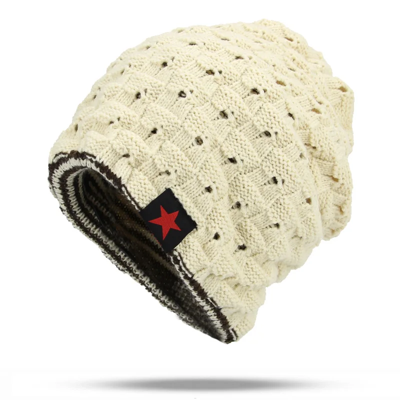 Модные мужские зимние шапки 2018 вязаная шапка для мужчин и женщин теплые шапочки