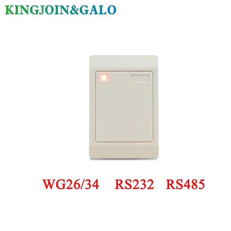 Оптовая продажа 13 56 МГц/125 кГц WG26/34 RS232 RS485 rfid считыватель выход для системы