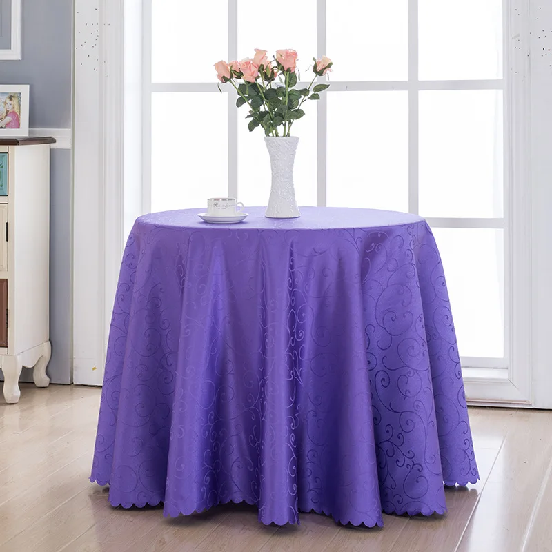 European Style Jacquard Wedding Table Cloth For Party Polyester Hotel Round Rectangular Tablecloth Home Dining Cover Decor | Дом и сад