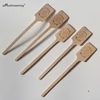 X100 персонализированные палочки для напитков, палочки для мелких напитков, деревянные палочки, палочки для размешивания под заказ, центральный стол, знаки для фермы, прайс-лист, знаки, этикетка