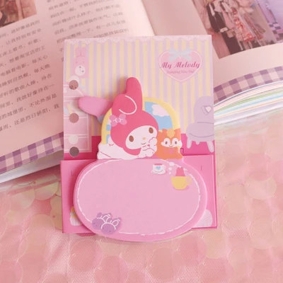 G Kawaii, Корейская девушка, мелодия, две звезды, блокнот, планировщик, сделай сам, самоклеющиеся, Липкие заметки, милые канцелярские принадлежности, школьные, офисные принадлежности, подарок - Цвет: G