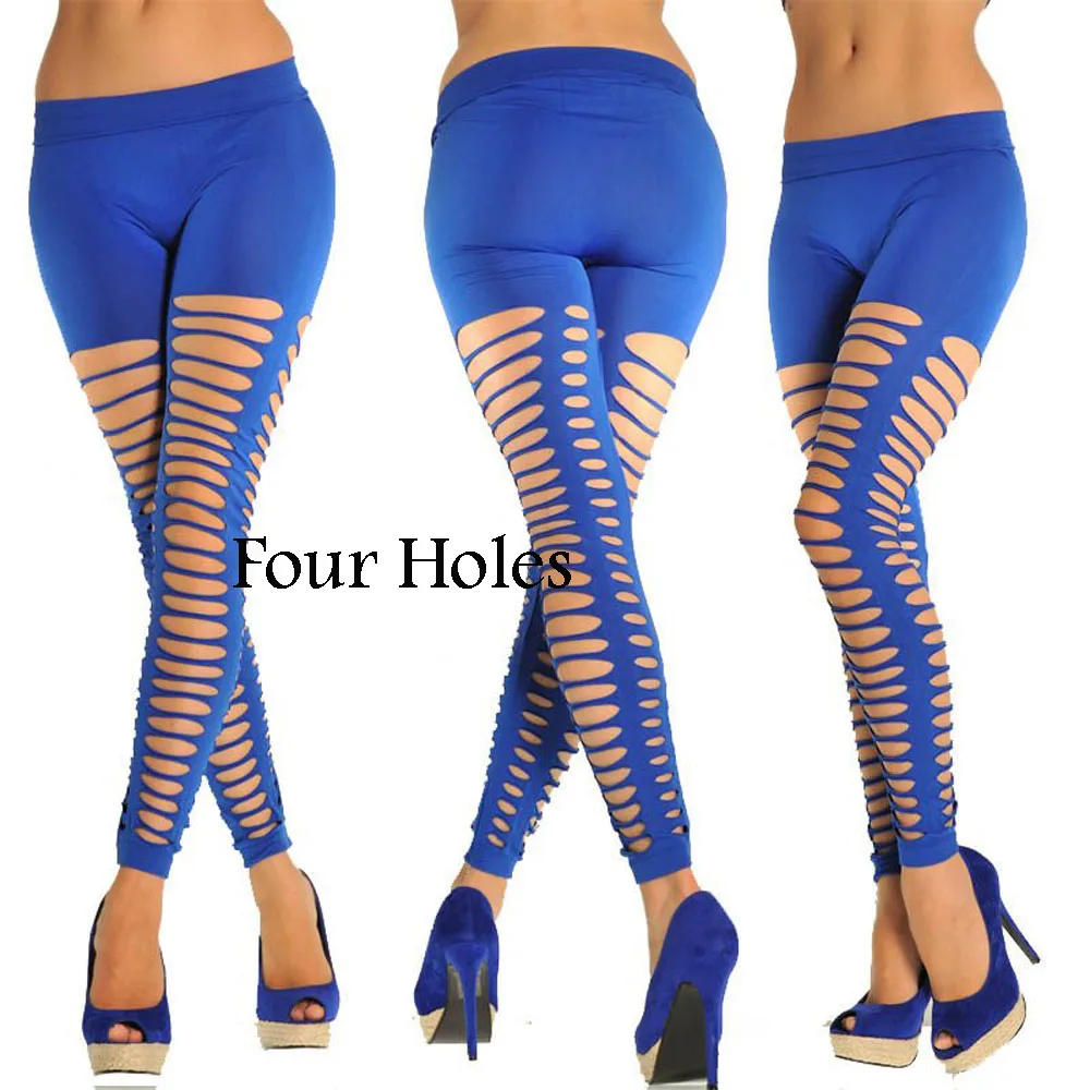 Женские облегающие леггинсы хлопковые с дырками и C022|fashion leggings|leggings fashionpencil leggings |