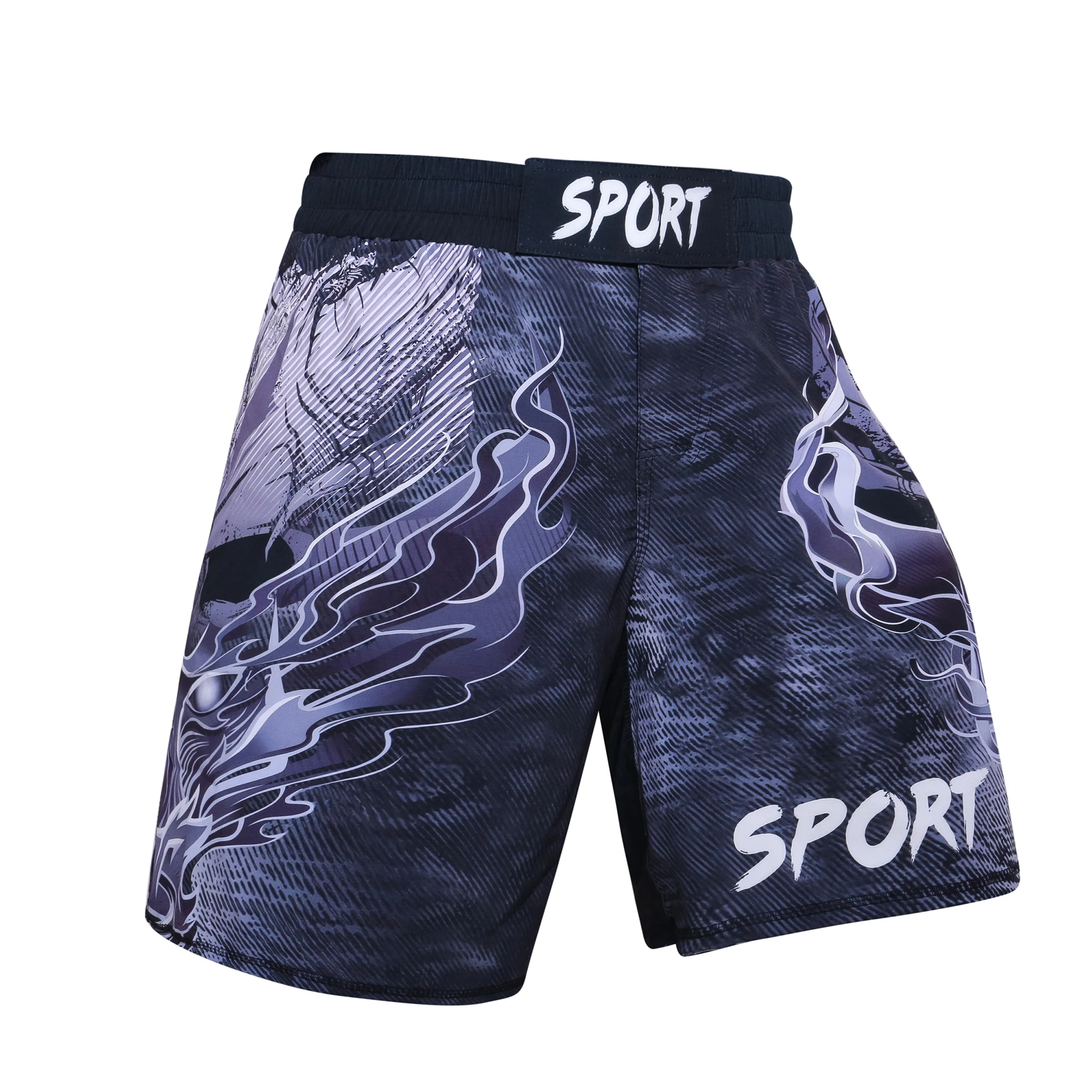 Высокое качество UFC BJJ MMA Fit Мужские шорты с принтом 3D Fight Grappling Короткие полиэстер Kick гель Муай Тай шорты codylundin