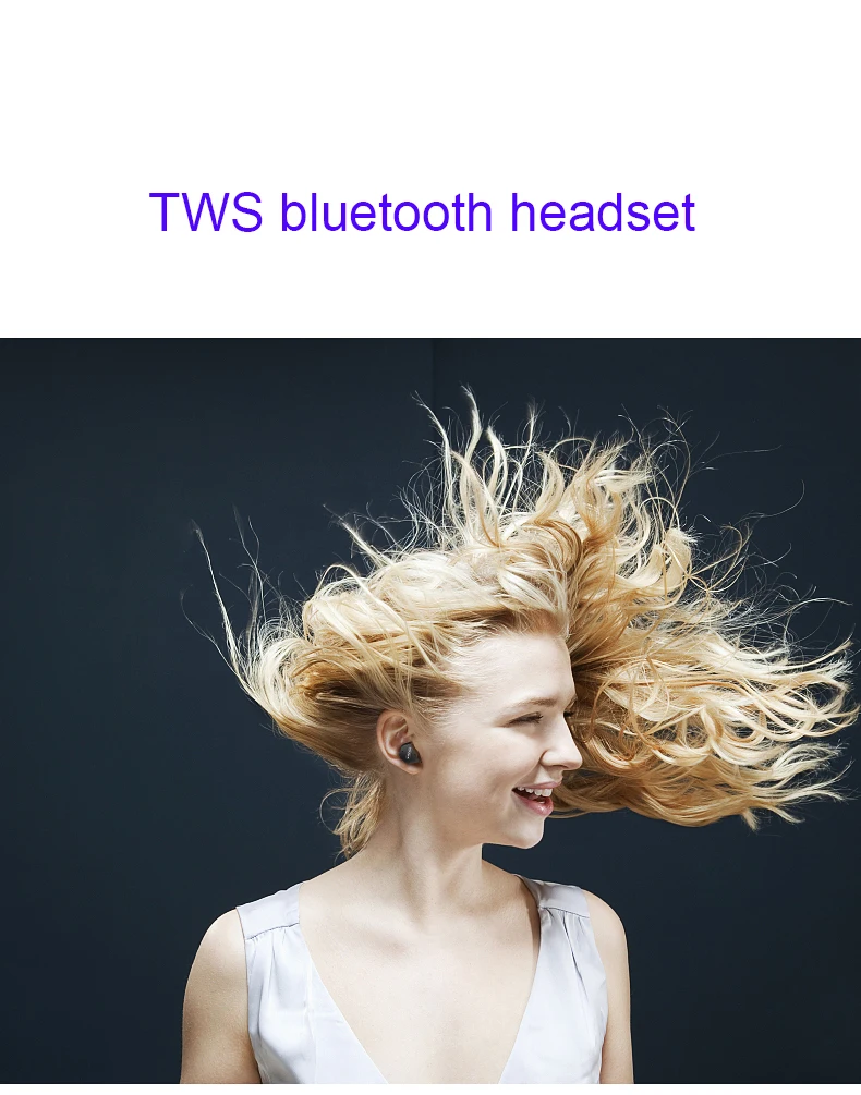 Новинка 2018 E3 Беспроводные bluetooth мини наушники TWS IP7 водонепроницаемые и затычки