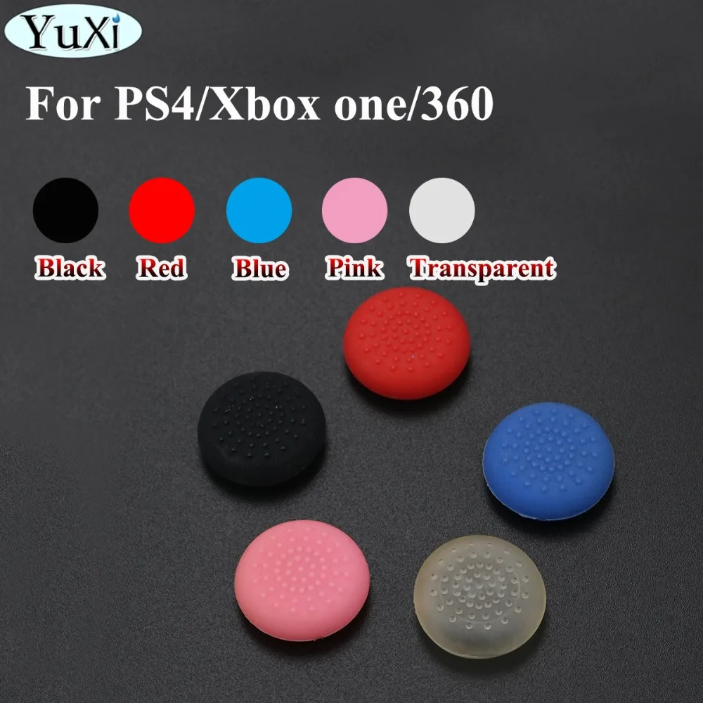YuXi 2шт джойстик под большой палец для PS4 Dualshock 4 контроллер аналоговые колпачки на большой палец для Ps4 Slim/Pro для Xbox One/360 чехол