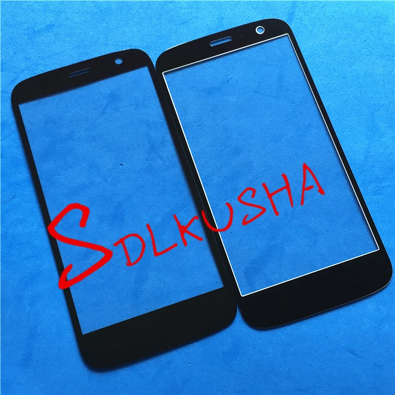 Передний внешний экран Стеклянная линза Замена сенсорного экрана для Motorola Moto G