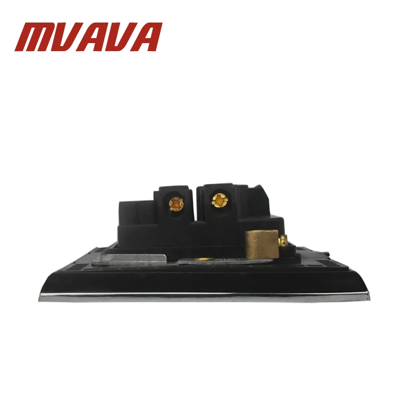 Mvava 5 контактов универсальный Sokcet 10A 16A AC 110 250 В матовый серебристый сатиновый