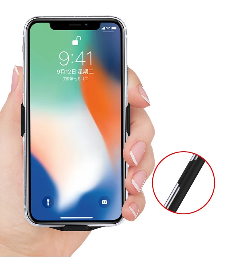 Для iPhone X 5000 мАч тонкая батарея зарядное устройство чехол для 6 6S 7 8 Plus резервного