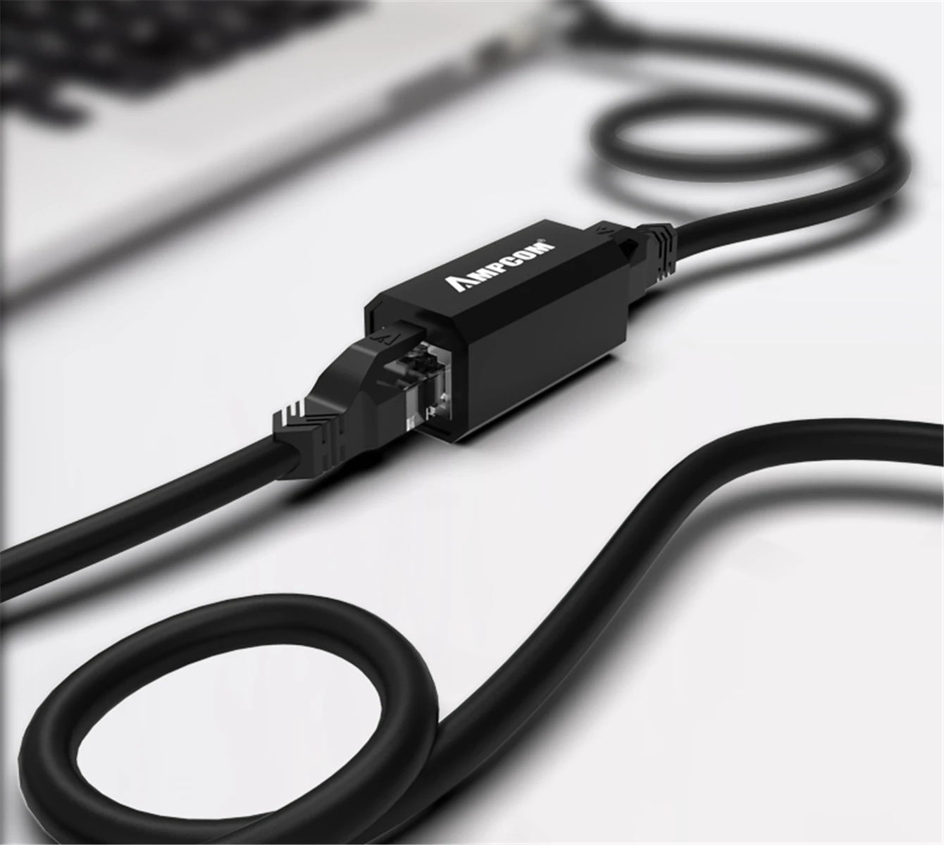 AMPCOM RJ45 разъем 8P8C Женский удлинитель LAN разъем адаптер Встроенный Cat7/Cat6/Cat5e Ethernet кабель