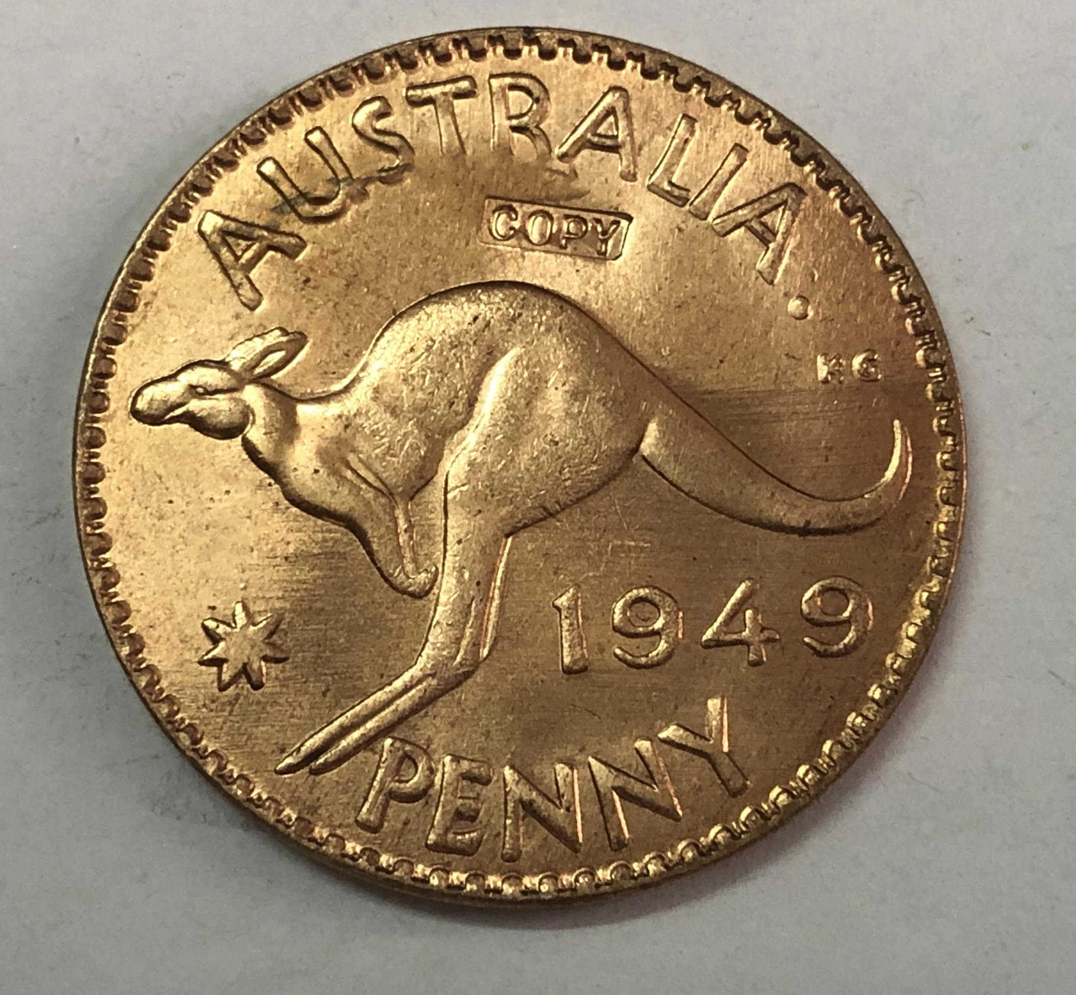 1949 Australia 1 Penny George VI без IND:IMP|Безвалютные монеты| |