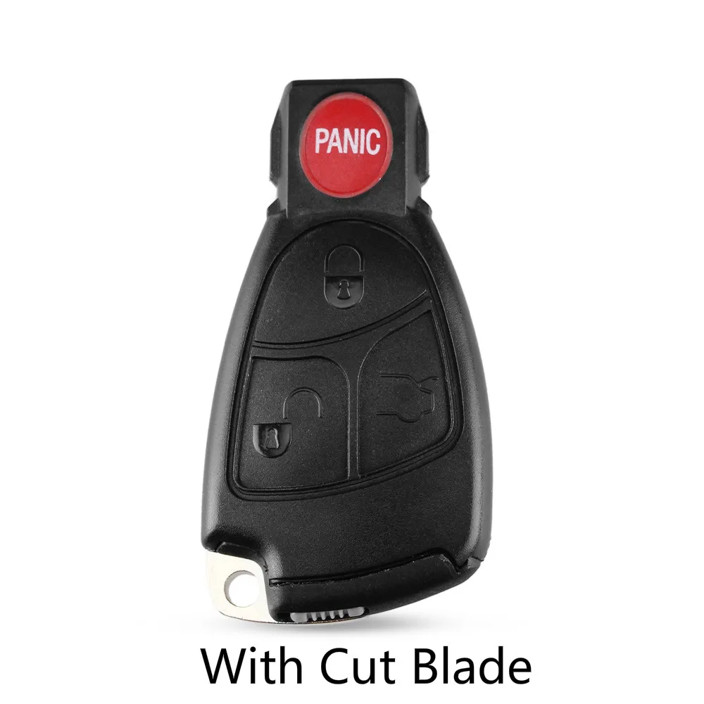 4B Cut DANDKEY cut/uncut blade с батарейным держателем чехол для ключей корпус Fob для MERCEDES BENZ E C R CL GL SL CLK, SLK Key - Цвет: 4B Cut
