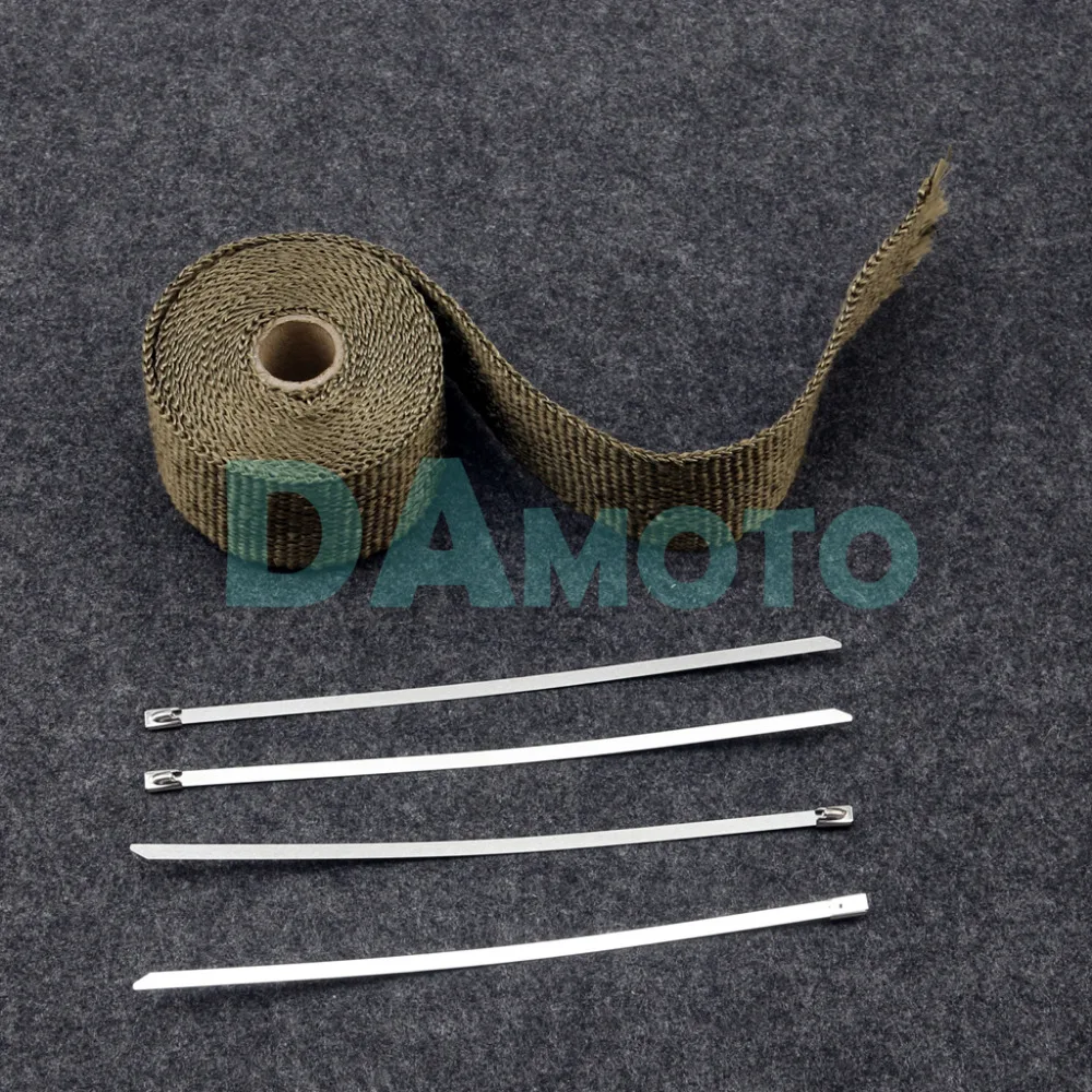 5 м и 10 Мотоциклы бумага для выхлопной трубы мотоцикла обертывание