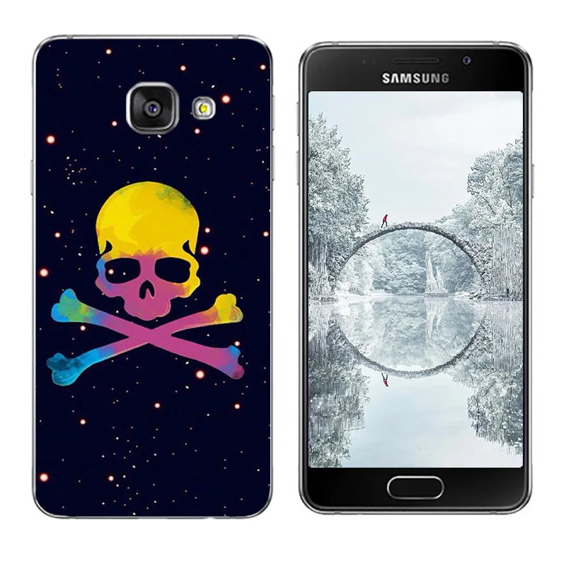 Чехол для Samsung A3 2016 мягкие силиконовые чехлы телефонов с принтом Const Galaxy A310 A310F Coque |