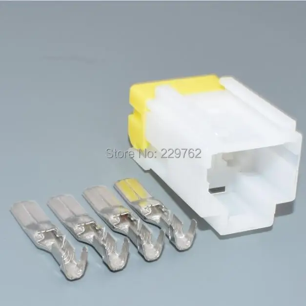 shhworldsea 4 pin auto male housing plugs 7122-6040 connectors 7122-6040-40 with 6.3mm terminal | Автомобили и мотоциклы