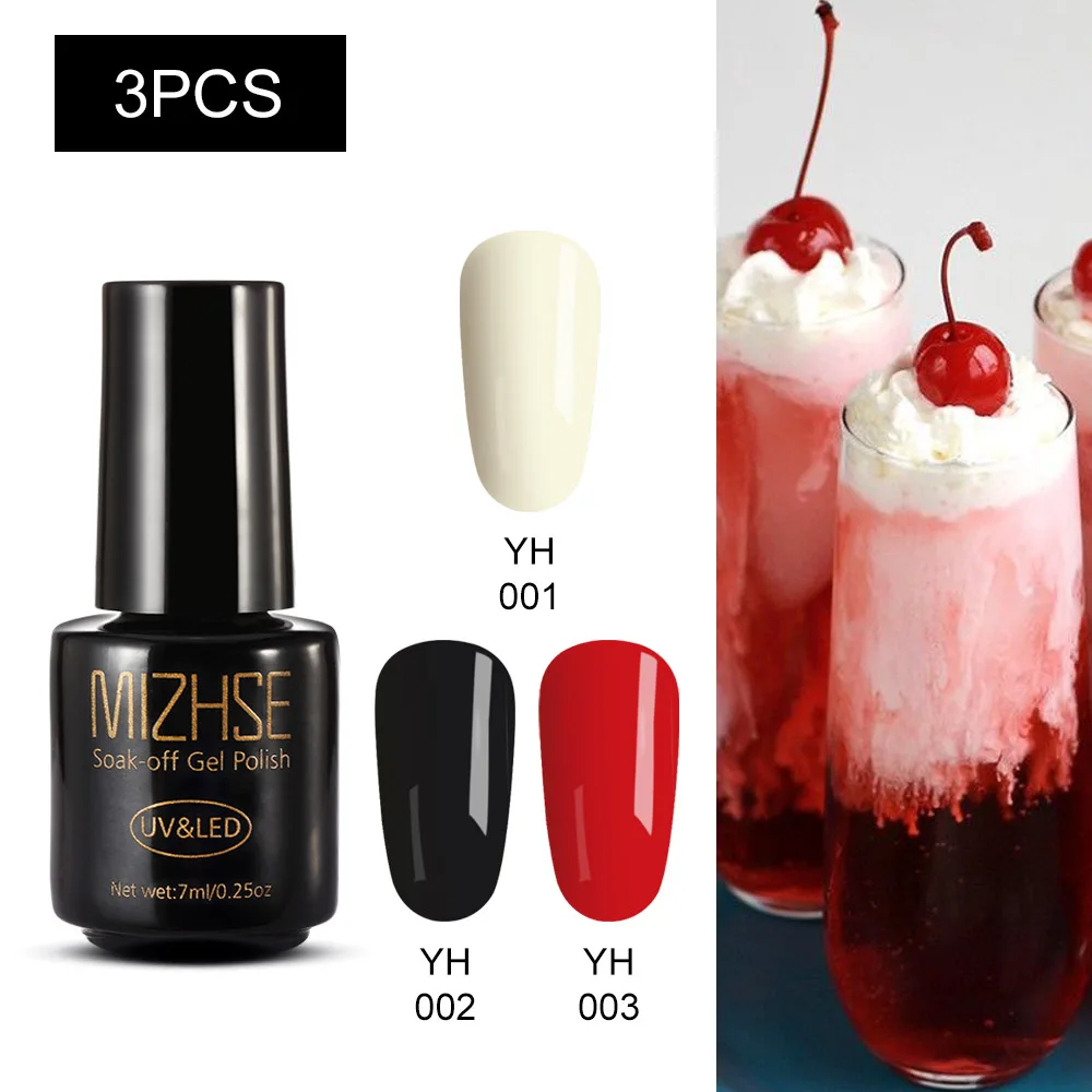 MC-3GELS-01 MIZHSE бренд Лидер продаж Личная гигиена 60 цвета 7,5 мл ужин сверкающих Рождество эффект зеркальных ногтей гель лак - Цвет: MC-3GELS-01