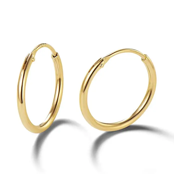 

Yellow Gold Filled 20mm Round Hoop Earrings