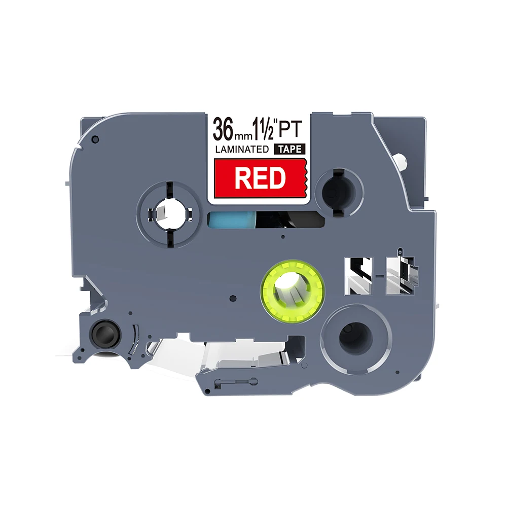 White On Red 1 шт. совместимая лента Tz263 TZe-263 для Brother P-touch TZ ламинированные ленты 36 мм синий на белом PUTY принтер ленты - Цвет: White On Red