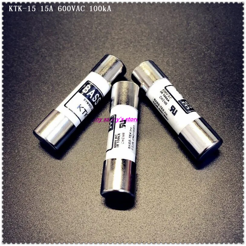 Новинка, быстродействующий керамический предохранитель 10x38 мм, 4-10 шт./лот KTK-15 15A 600VAC 100kA Новинка, быстродействующий керамический предохранитель 10x38 мм, 4-10 шт./лот KTK-15 15A 600VAC 100kA